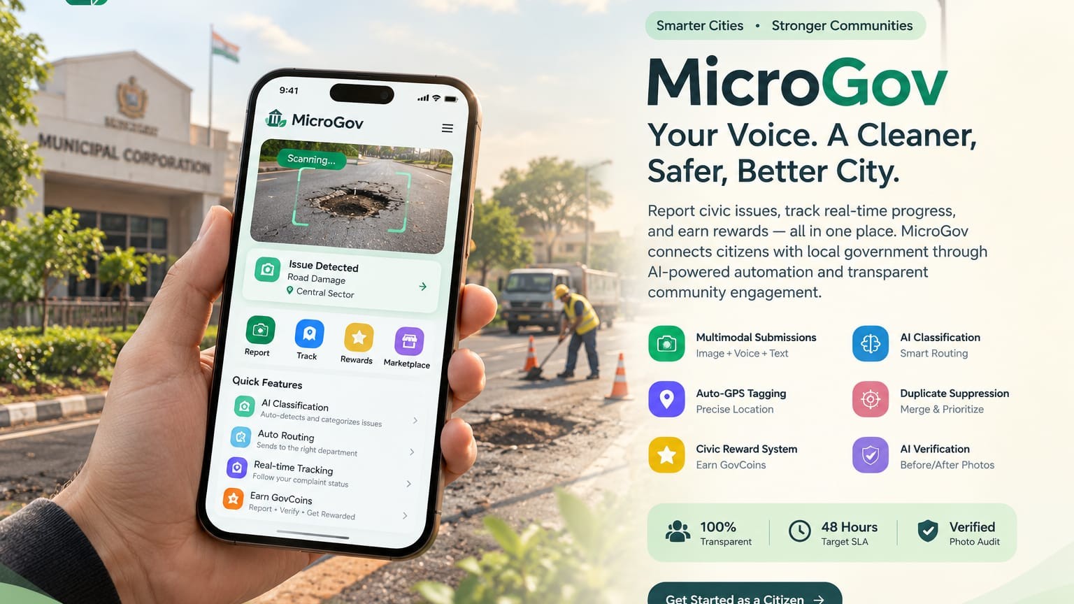 MicroGov : AI-Powered Municipal Operations & Civic Execution Platform
